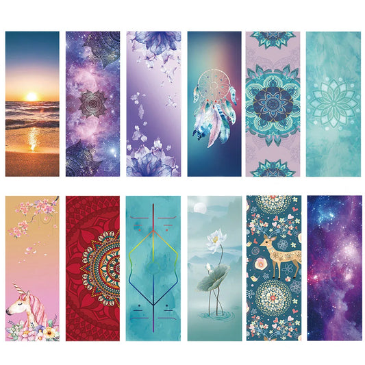 Premium Yoga Mat 1.5mm – Vegan Suede & Natuurlijk Rubber | Antislip & Extra Groot (183x68 cm)