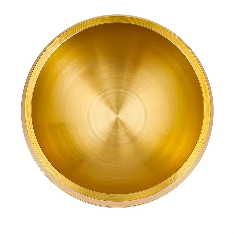 Mindfulness meditation singing bowl, including wooden mallet, original Tibetan bowl