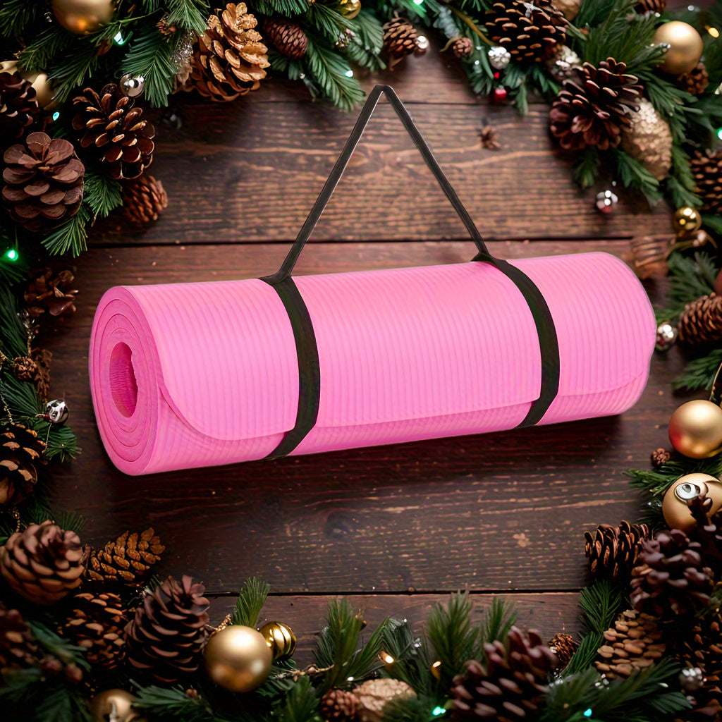 Extra Thick Yoga Mat for Beginners – Non-Slip & Comfortable (NBR)