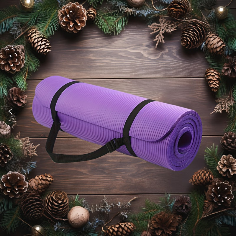 Extra Thick Yoga Mat for Beginners – Non-Slip & Comfortable (NBR)