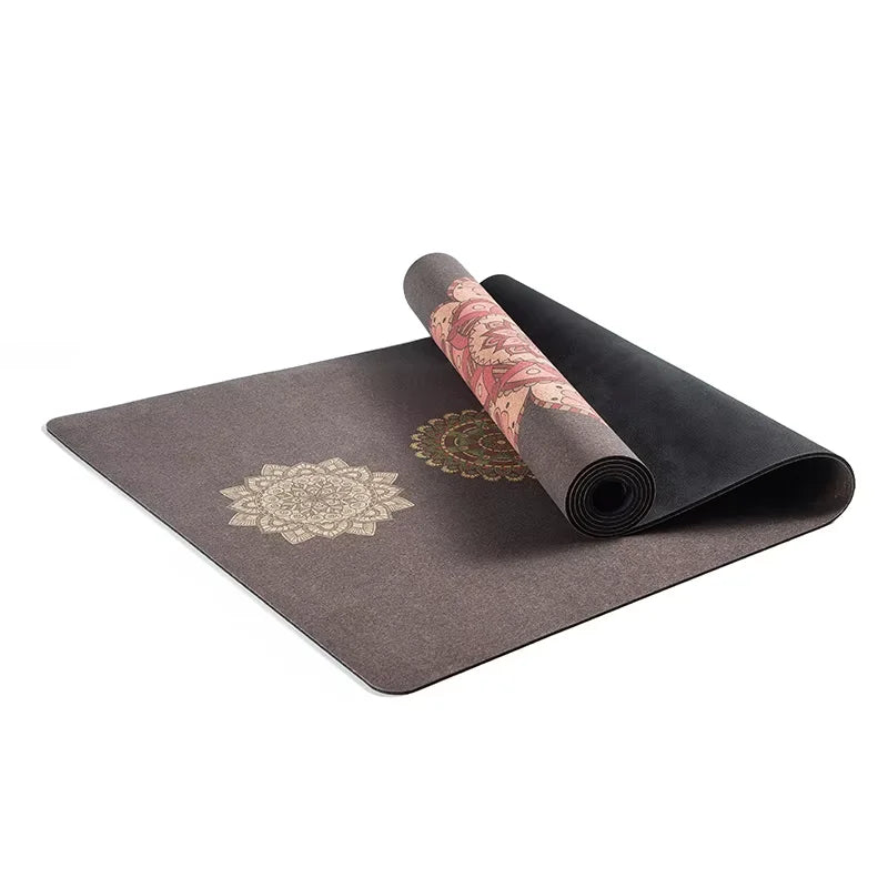 Eco Cork Yoga Mat 3mm – Natural Rubber & Non-Slip | Durable, Comfortable & Extra Grip (183x61 cm)