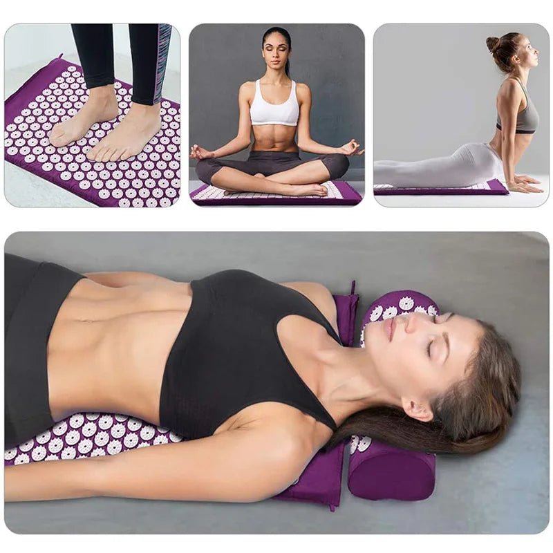 RaviZen Acupressuurmat & Kussen – Sensi Massage Set
