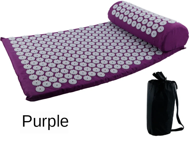 RaviZen Acupressuurmat & Massagekussen – Spike Yoga & Pilates Set
