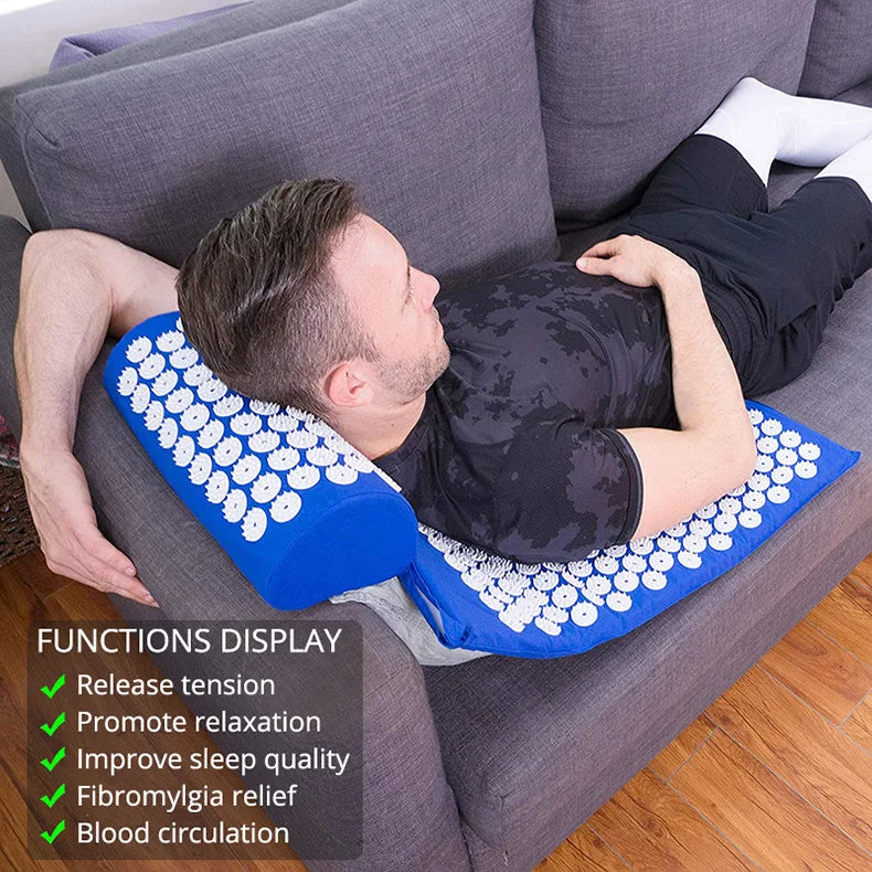 RaviZen Acupressuurmat & Kussen – Sensi Massage Set