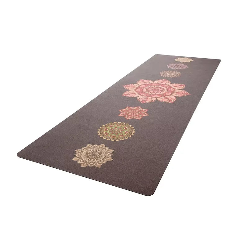 Eco Cork Yoga Mat 3mm – Natural Rubber & Non-Slip | Durable, Comfortable & Extra Grip (183x61 cm)