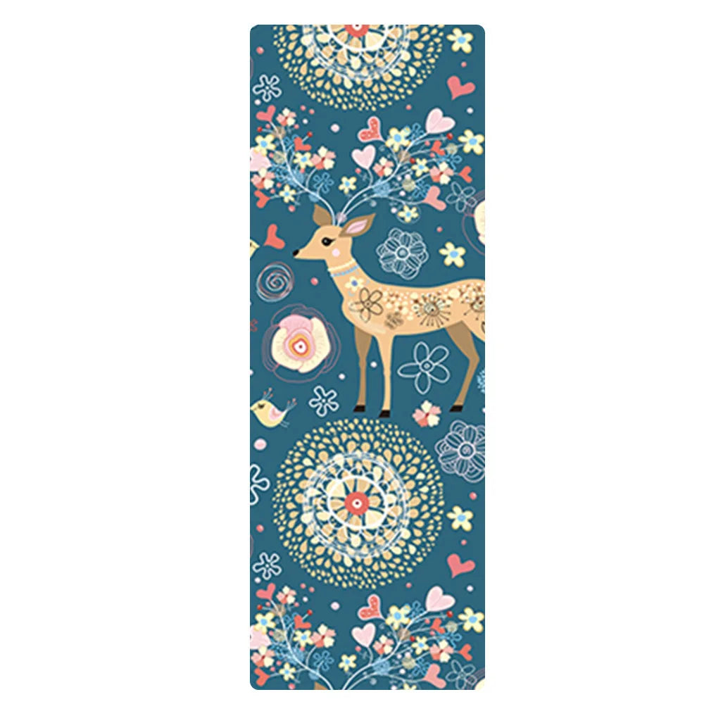 Premium Yoga Mat 1.5mm – Vegan Suede & Natural Rubber | Non-Slip & Extra Large (183x68 cm)