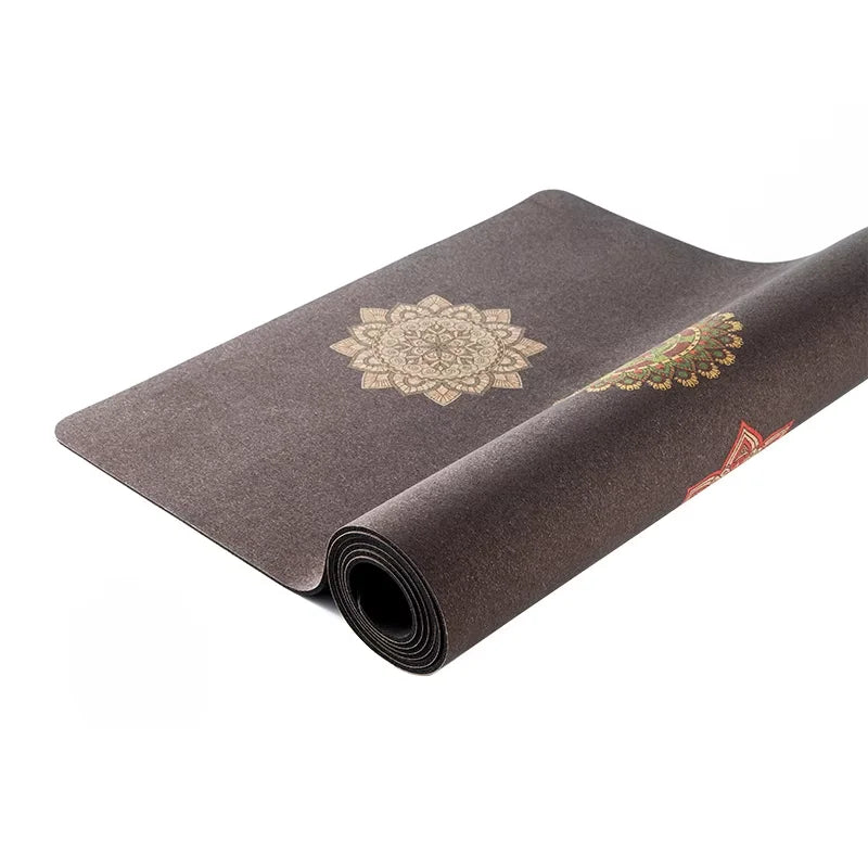 Eco Cork Yoga Mat 3mm – Natural Rubber & Non-Slip | Durable, Comfortable & Extra Grip (183x61 cm)
