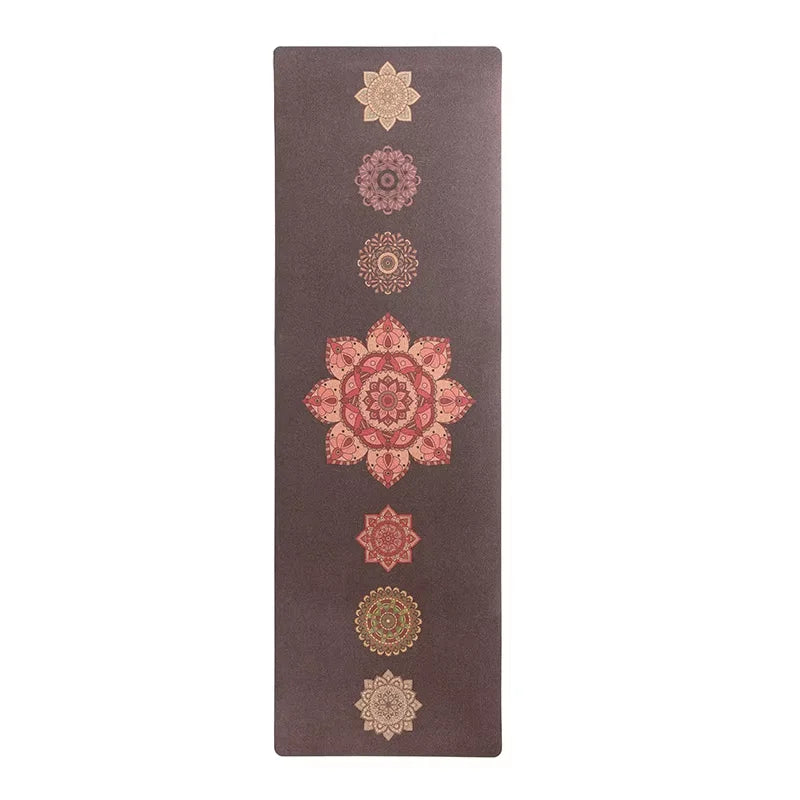 Eco Cork Yoga Mat 3mm – Natural Rubber & Non-Slip | Durable, Comfortable & Extra Grip (183x61 cm)