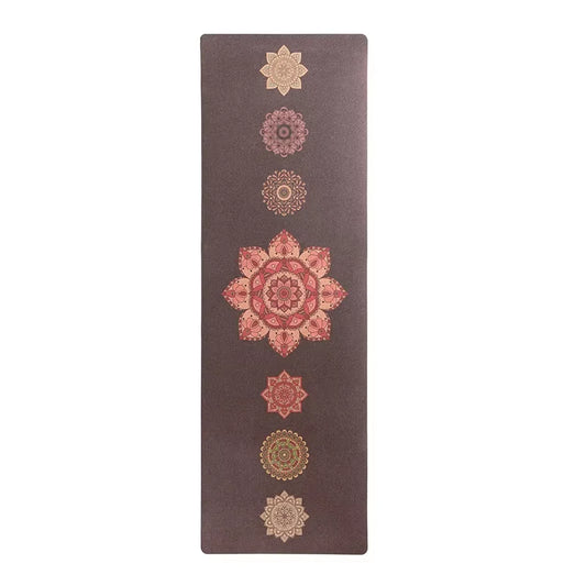 Eco Kurk Yoga Mat 3mm – Natuurlijk Rubber & Antislip | Duurzaam, Comfort & Extra Grip (183x61 cm)