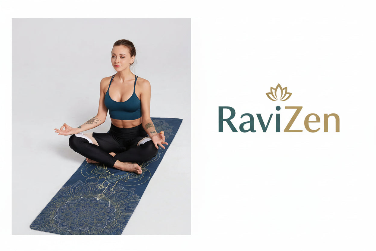 Dubbelzijdige Velvet Yogamat Handdoek – Antislip, Opvouwbaar & Sneldrogend