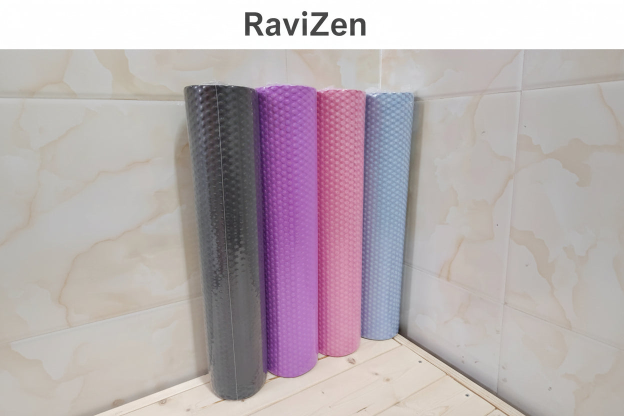 EVA Yoga Roller – Ronde Foam Cylinder voor Pilates & Spierherstel