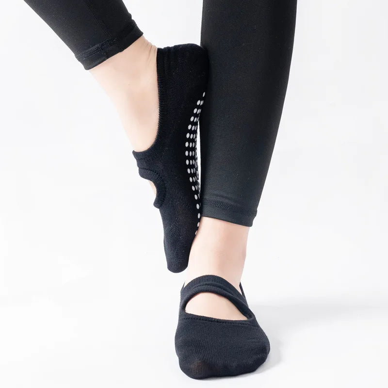 Antislip Pilates Sokken Rugvrij