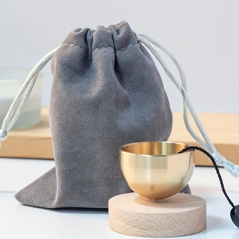 Mini Tibetan Singing Bowl Set - Compact Meditation Sound Bowl | Gift & Mindfulness - RaviZen