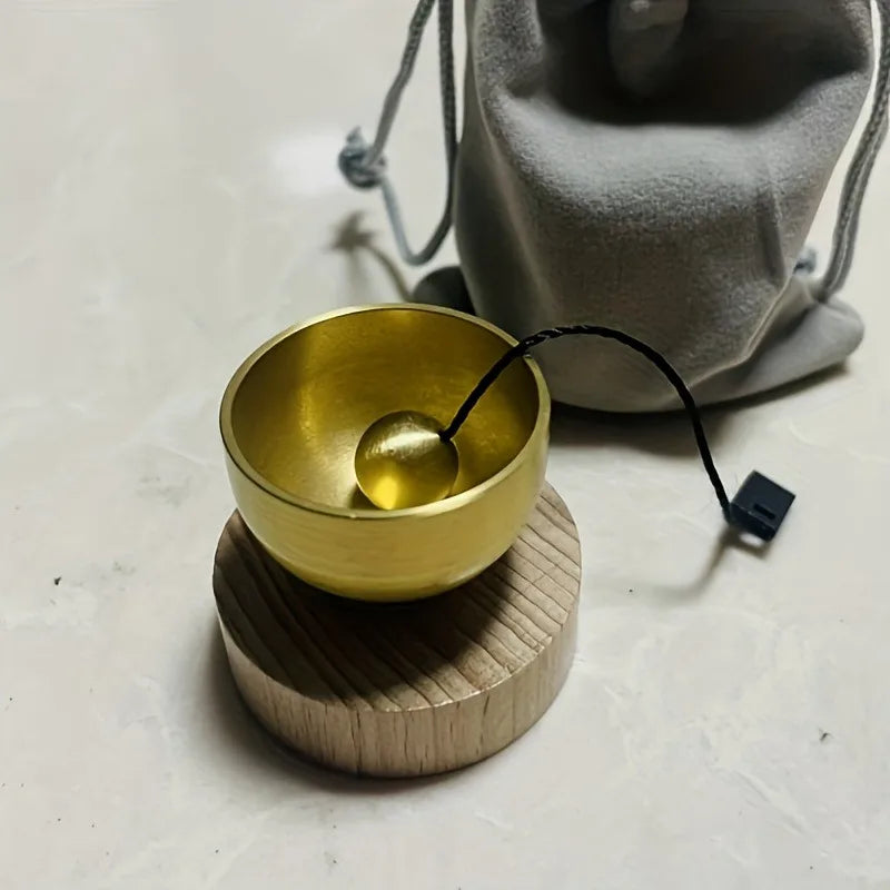 Mini Tibetan Singing Bowl Set - Compact Meditation Sound Bowl | Gift & Mindfulness - RaviZen