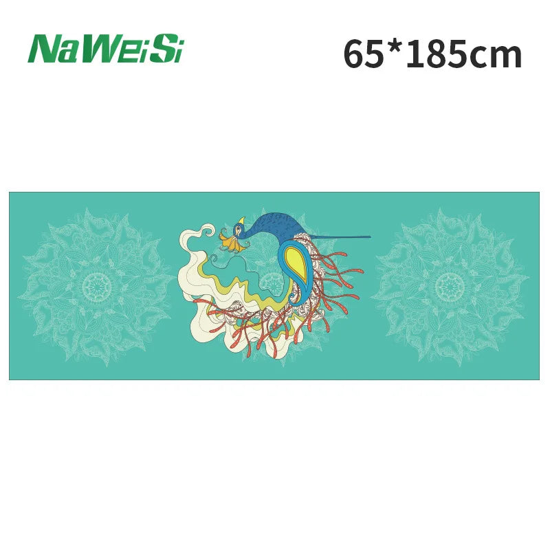 Dubbelzijdige Velvet Yogamat Handdoek – Antislip, Opvouwbaar & Sneldrogend | Fitness- en Sporthanddoek voor Yoga & Strand