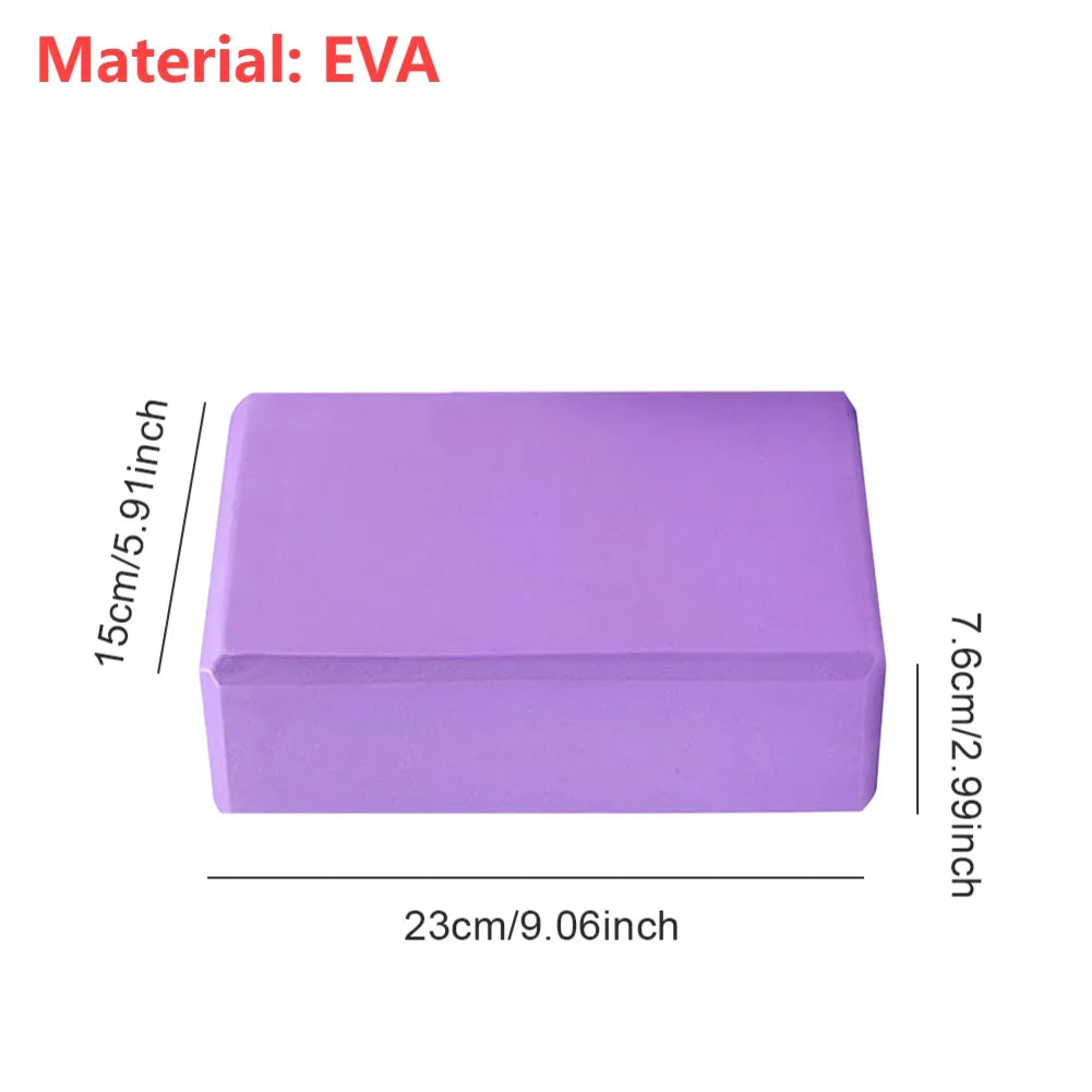 Eco‑Vriendelijk Kurken Yogablok – Natuurlijk Antislip Yoga & Pilates Blok (9×6×3 inch)