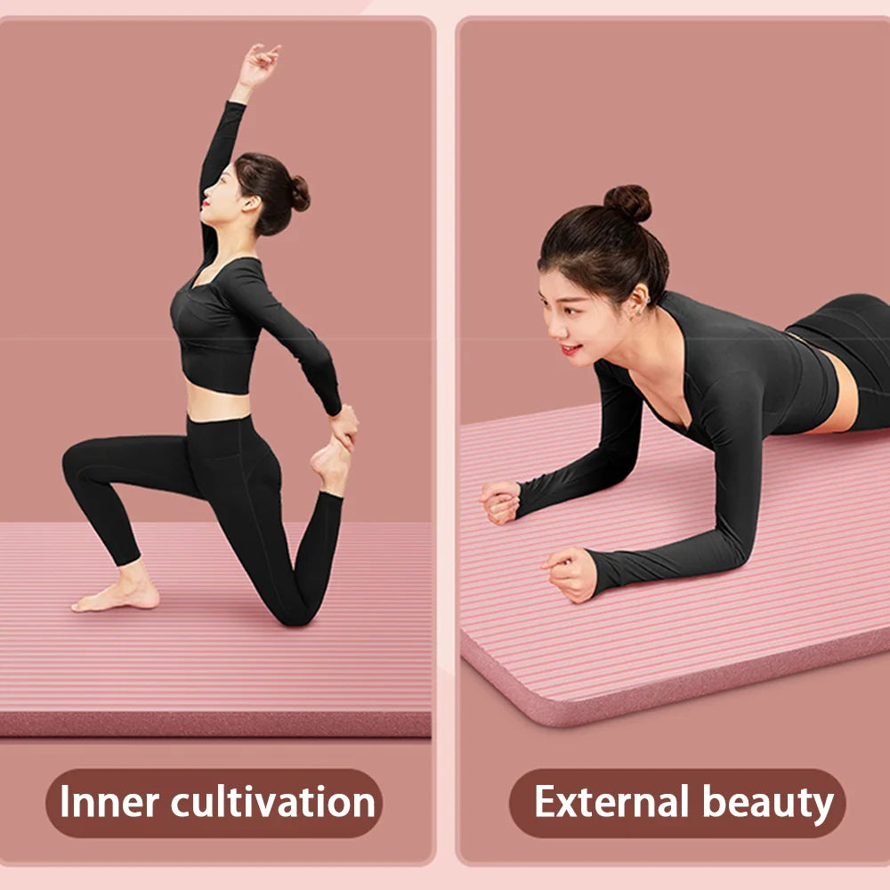 Extra Thick Yoga Mat 8mm – Non-slip & Comfort | Perfect for Beginners & Home Fitness