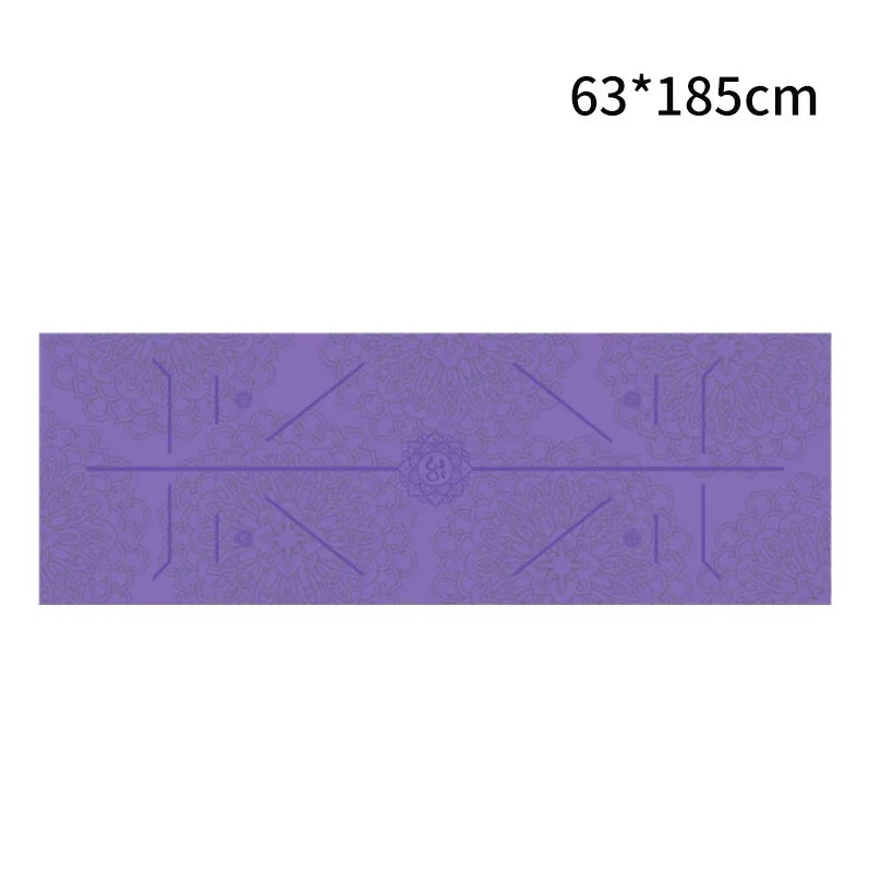 Hot Yoga Mat Towel 185*63cm Printed Yoga Towel Non-Slip Fitness Workout Mat Cover for Pilates Gym Yoga Blankets