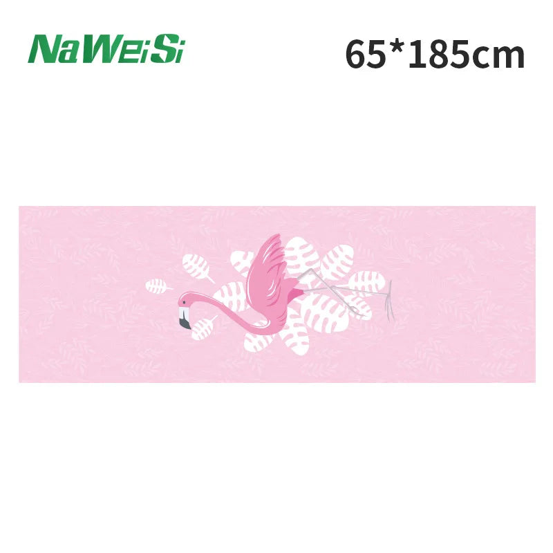 Dubbelzijdige Velvet Yogamat Handdoek – Antislip, Opvouwbaar & Sneldrogend | Fitness- en Sporthanddoek voor Yoga & Strand