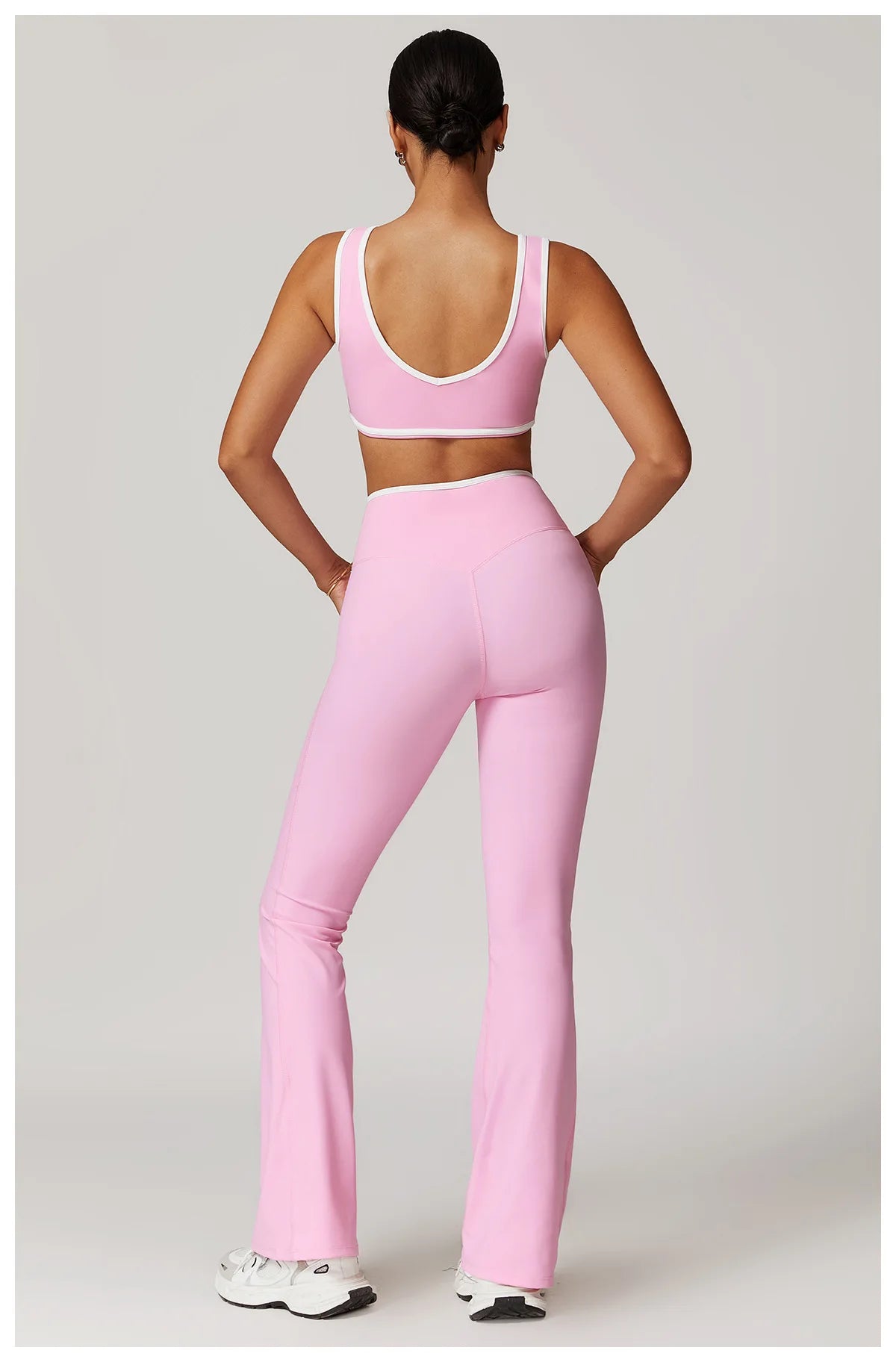 Yoga set 2-piece workout outfit fitness sportswear gym tracksuit high-waisted leggings sports bra women's clothing