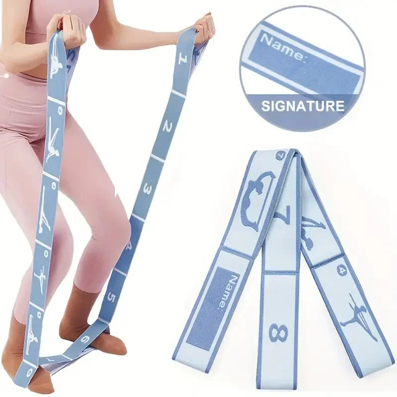 Yoga Stretching Belt Dans Stretching Band Elastische Yoga Weerstandsbanden Thuis Pilates Oefening Trekband Riem Fitness Sport