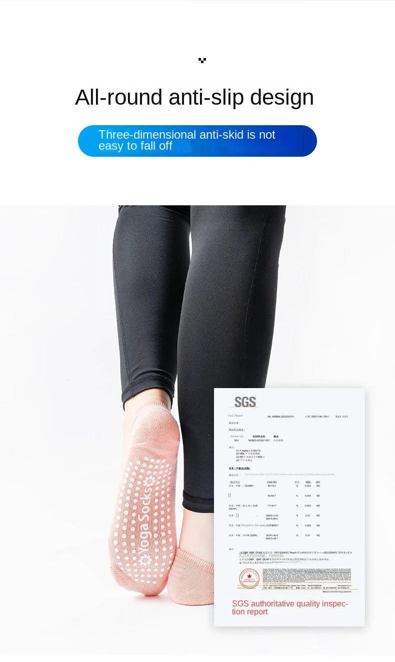 Antislip Pilates Sokken Rugvrij
