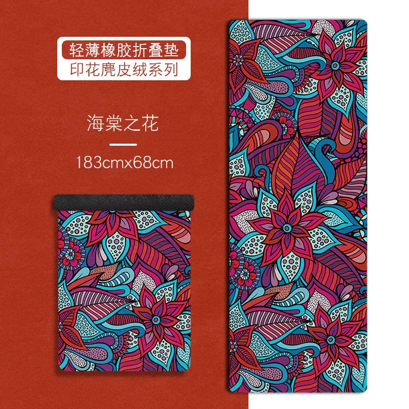 Foldable Yoga Mat 1mm – Ultra Thin & Anti-Slip | Perfect for Travel, Yoga & Pilates