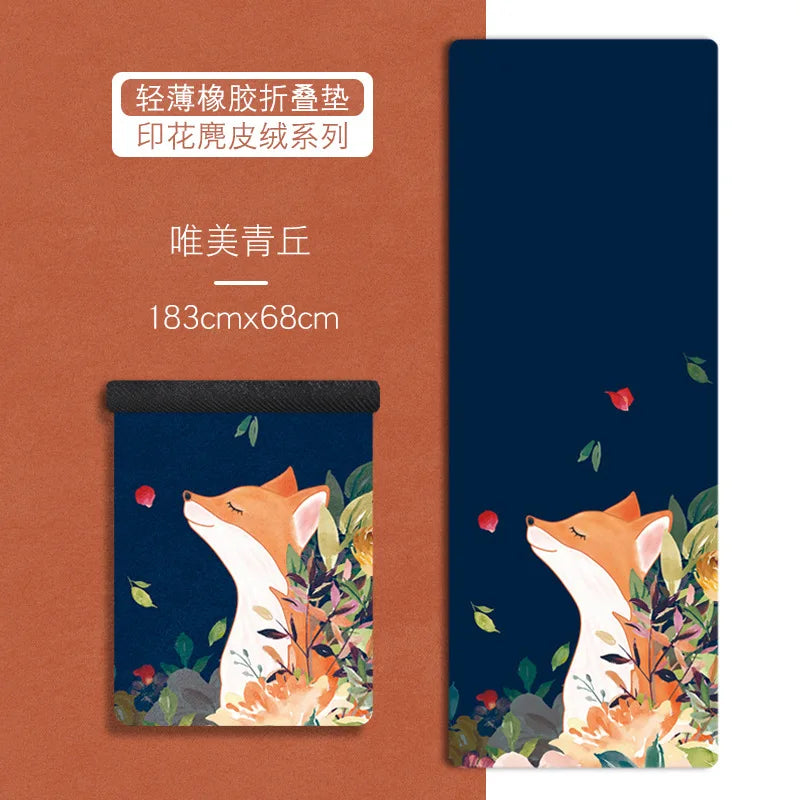 Foldable Yoga Mat 1mm – Ultra Thin & Anti-Slip | Perfect for Travel, Yoga & Pilates