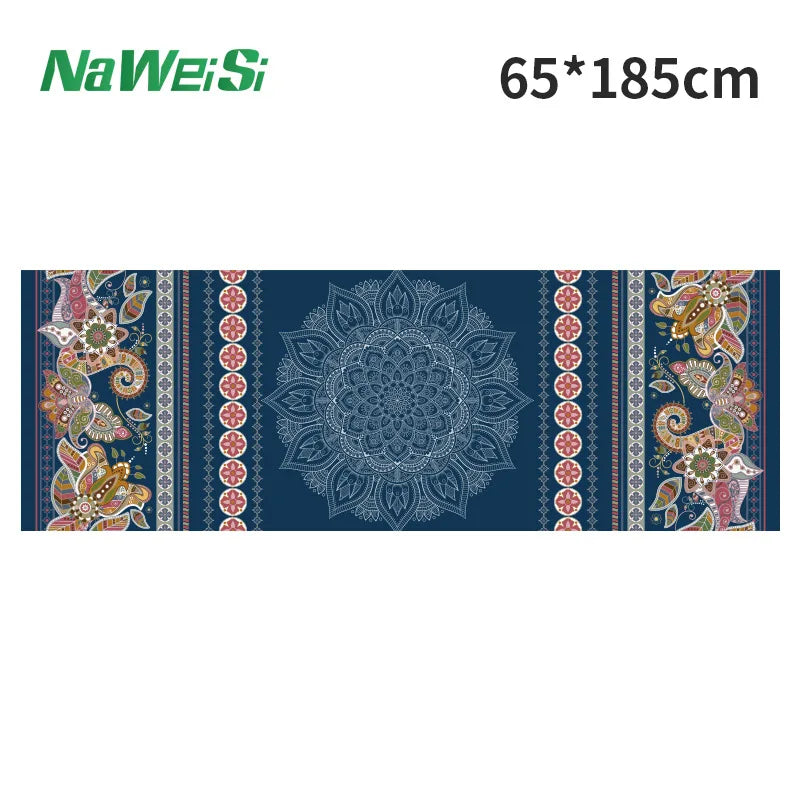 Dubbelzijdige Velvet Yogamat Handdoek – Antislip, Opvouwbaar & Sneldrogend | Fitness- en Sporthanddoek voor Yoga & Strand