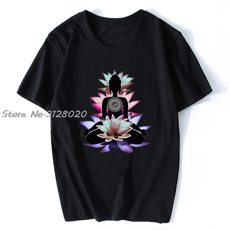RaviZen Zen Lotus T-Shirt – Spiritueel Yoga & Meditatie Shirt