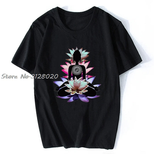 RaviZen Zen Lotus T-Shirt – Spiritueel Yoga & Meditatie Shirt