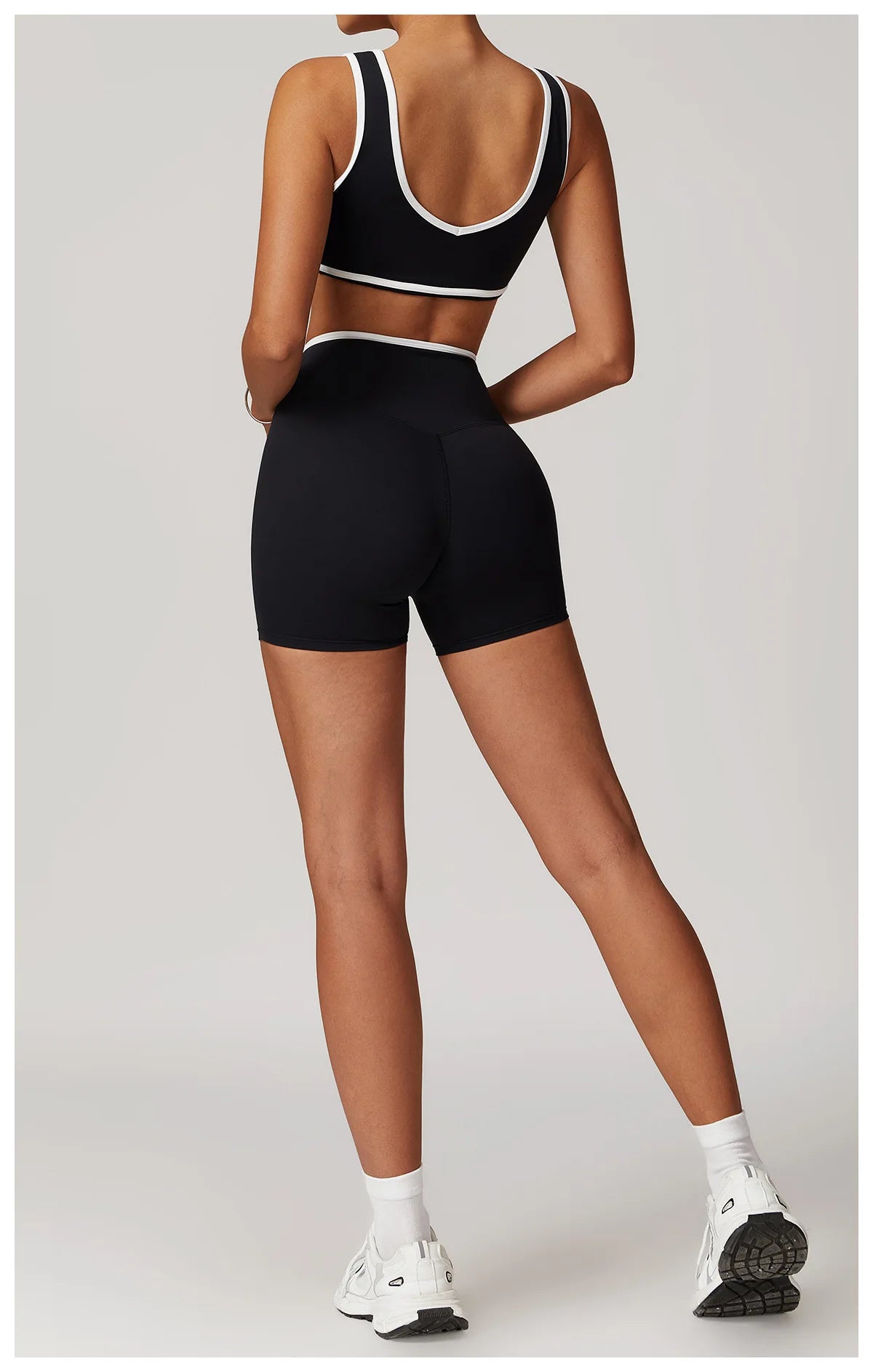 Yoga set 2-piece workout outfit fitness sportswear gym tracksuit high-waisted leggings sports bra women's clothing