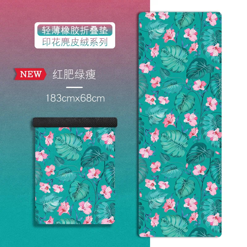 Foldable Yoga Mat 1mm – Ultra Thin & Anti-Slip | Perfect for Travel, Yoga & Pilates