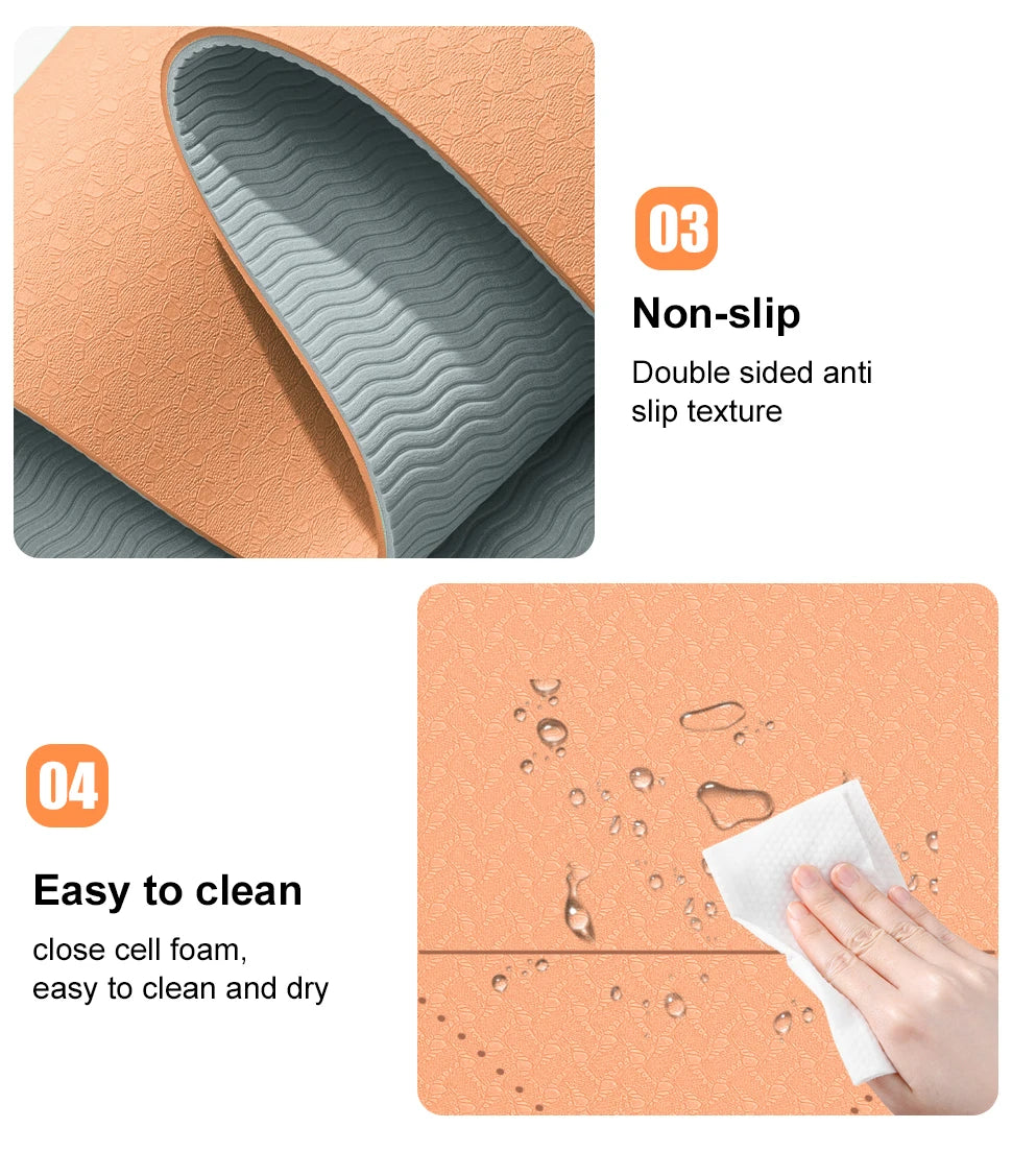 Antislip Yoga Mat Extra Dik