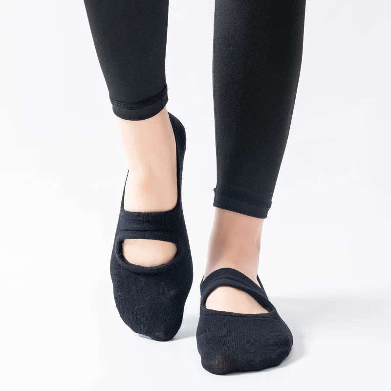 Antislip Pilates Sokken Rugvrij