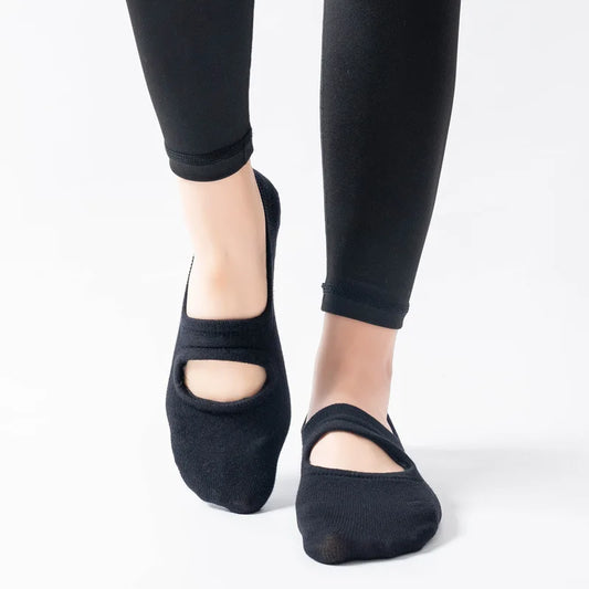 Antislip Pilates Sokken Rugvrij