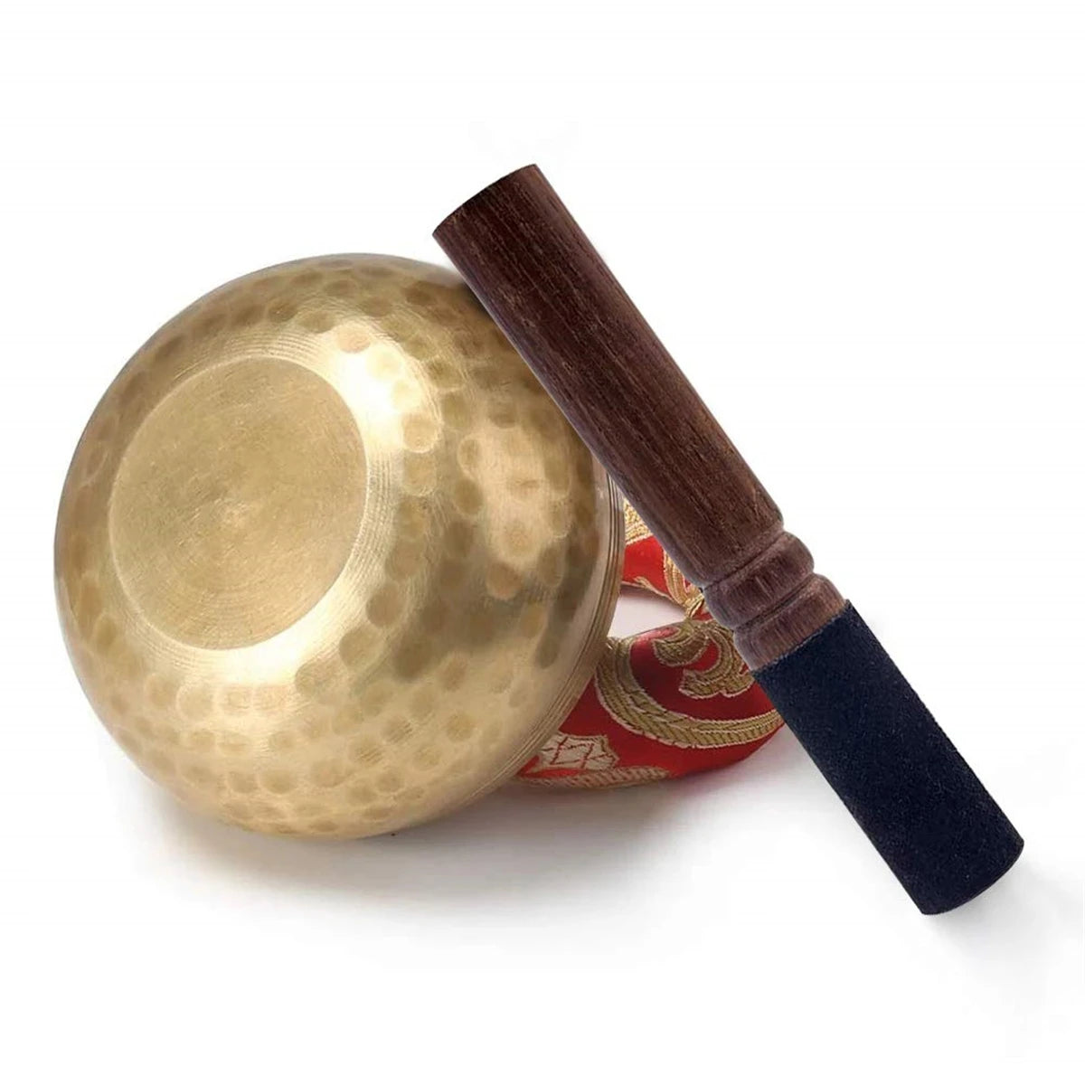 Tibetan Singing Bowl Set – Meditation & Yoga Sound Bowl with Striker and Cushion | Stress Relief & Relaxation