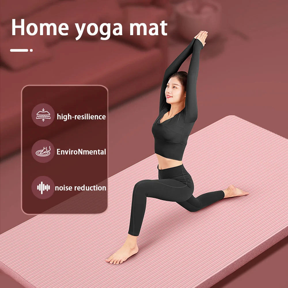 Extra Thick Yoga Mat 8mm – Non-slip & Comfort | Perfect for Beginners & Home Fitness