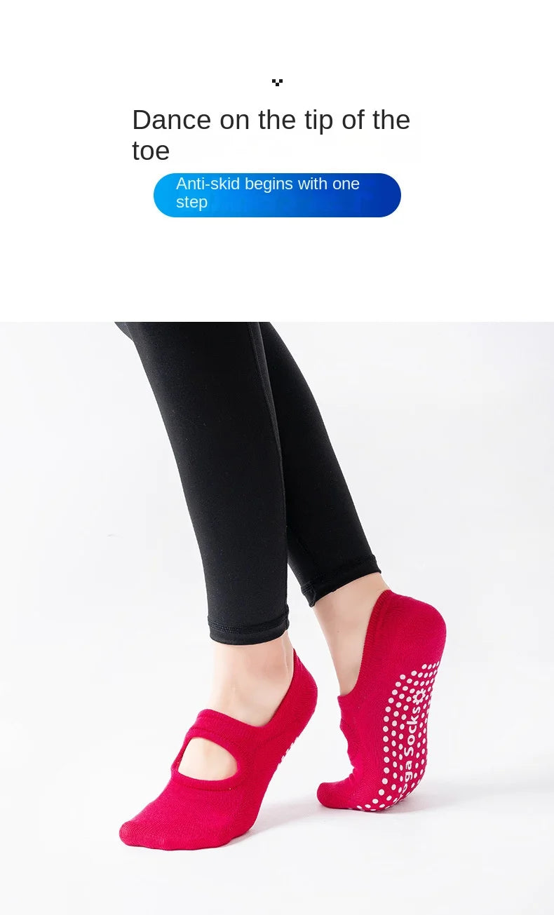Antislip Pilates Sokken Rugvrij