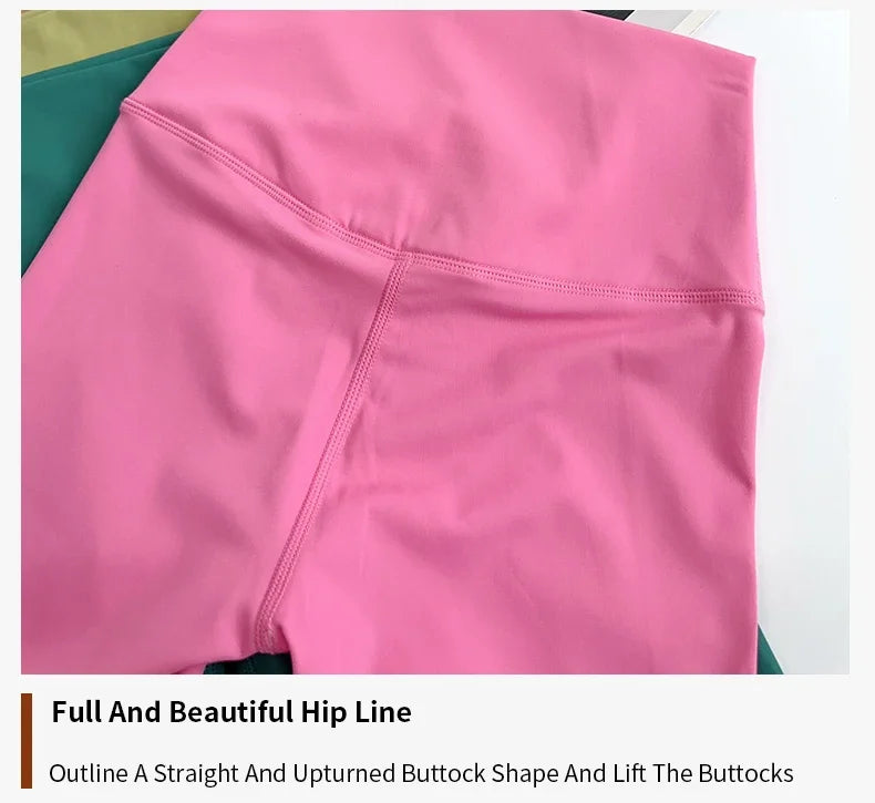 Women's High-Waist Yoga & Fitness Shorts – Quick-Drying 4-Point Sports Shorts with Shape Effect for Running, Cycling & Workouts