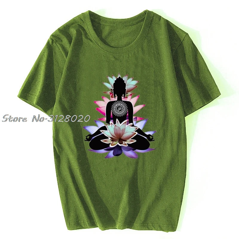 RaviZen Zen Lotus T-Shirt – Spiritueel Yoga & Meditatie Shirt