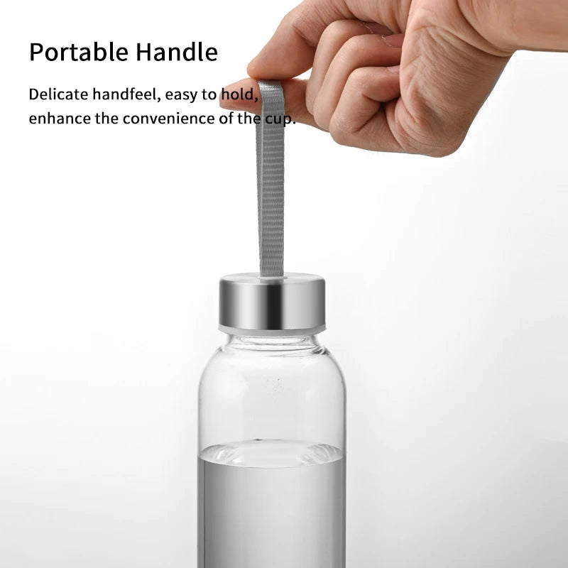 Yoga Water Bottle 300/400/500 ml (Portable, Plastic, Transparent)