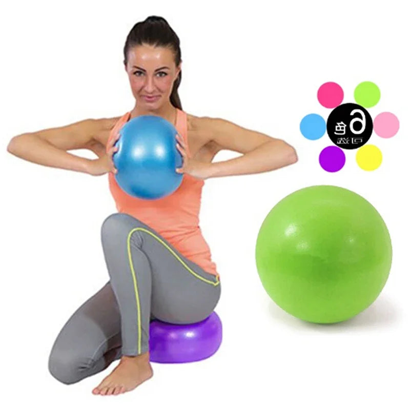 Yoga Ball 25 cm – Pilates Ball for Core Training, Balance & Indoor Workouts