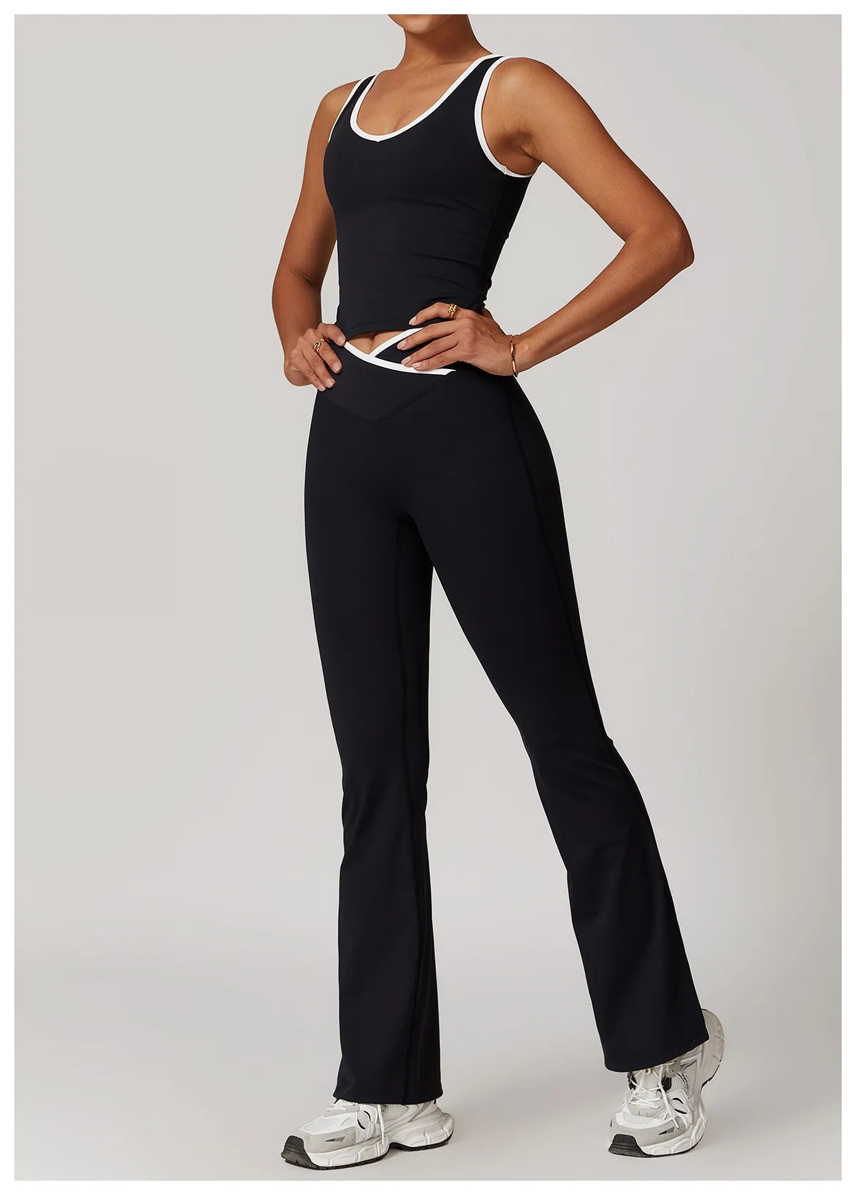 Yoga set 2-piece workout outfit fitness sportswear gym tracksuit high-waisted leggings sports bra women's clothing