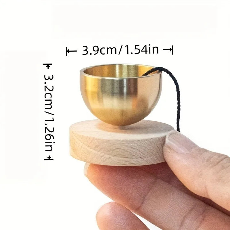Mini Tibetan Singing Bowl Set - Compact Meditation Sound Bowl | Gift & Mindfulness - RaviZen