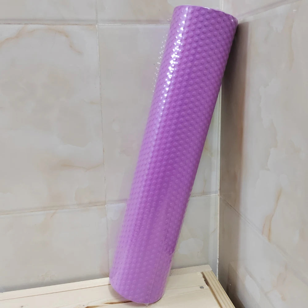 EVA Yoga Roller – Ronde Foam Cylinder voor Pilates & Spierherstel | Hexagon Grip, 9.5 cm Ø, 45 cm Lengte
