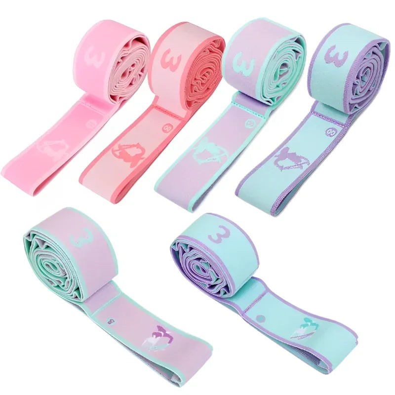 Yoga Stretching Belt Dans Stretching Band Elastische Yoga Weerstandsbanden Thuis Pilates Oefening Trekband Riem Fitness Sport