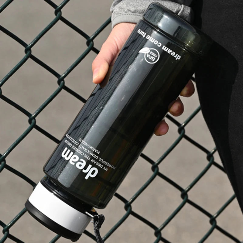 1000ml Motivational Sports Bottle – Leakproof Outdoor & Fitness Water Bottle | Portable Drinking Bottle for Gym, Yoga & Travel