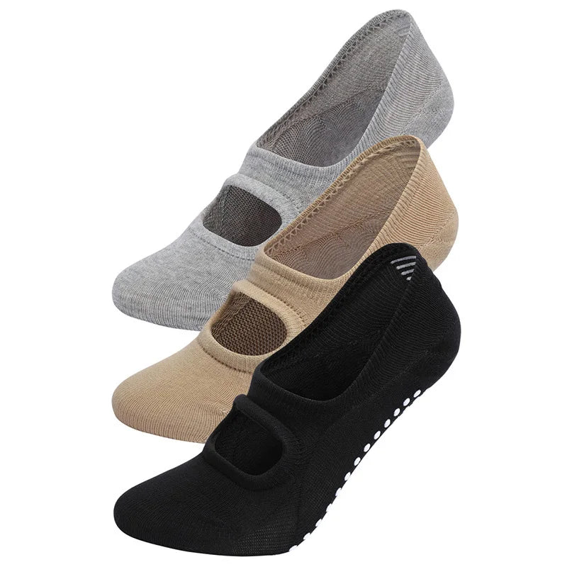 Antislip Pilates Sokken Rugvrij