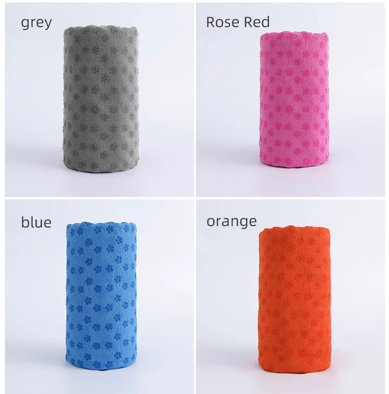 Hot Yoga Mat Handdoek – Antislip Yogatowel met Grip‑Punten | Absorberend, Zweetbestendig & Ideaal voor Hot Yoga en Pilates